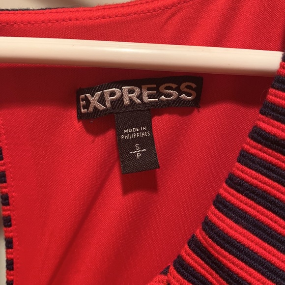 Express red and navy dress, size small - Picture 2 of 8